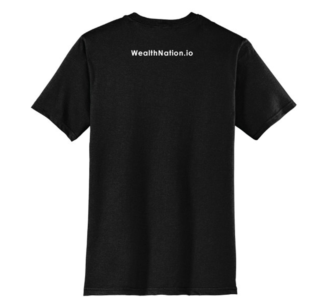 Short Sleeve Black - Wealth Nation Logo