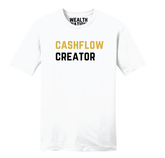 Short Sleeve White - Create Cashflow